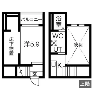 フルマーレ【1階】の間取り