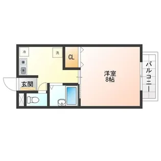 ミトラス名塚【2階】の間取り