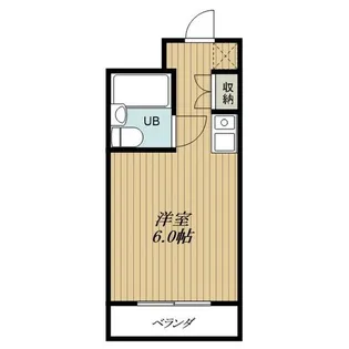 ハイツアサノB館【2階】の間取り