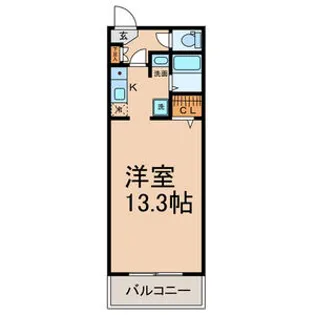 Sun State上飯田【305号室】の間取り