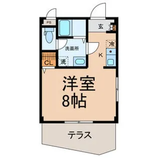 オータム・ライト2【1階】の間取り