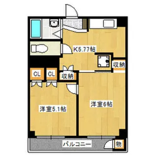 サンビル【304号室】の間取り