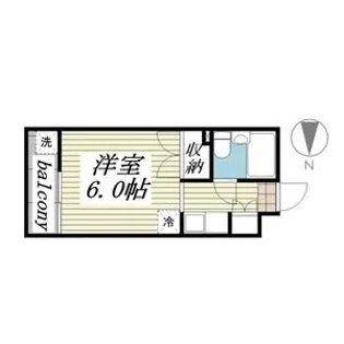 レンガ家ビル【0306号室】の間取り