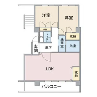 クレール延珠 北棟【3階】の間取り