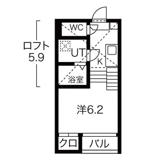 グランメゾン桜【103号室】の間取り