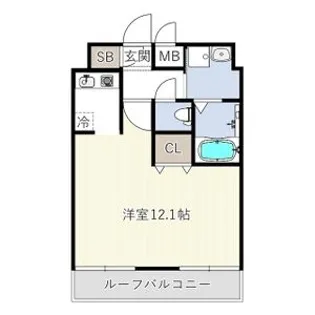 フローライト上前津【00901号室】の間取り