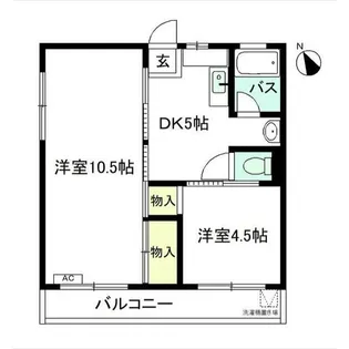 グランドマンション(外国籍可)【203号室】の間取り