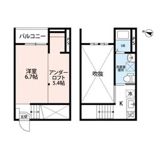 グレーシア【105号室】の間取り