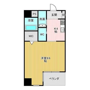 maison spade【604号室】の間取り