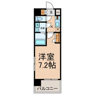 UURコート名古屋名駅【1205号室】の間取り