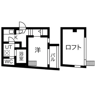 グルージャ黒門【101号室】の間取り