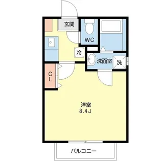 シャムロック野並【2階】の間取り