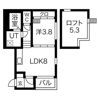 アルファート白金【202号室】の間取り