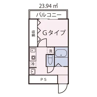 ドミール今池【509号室】の間取り