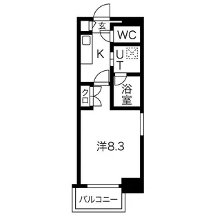 シティライフ今池【9階】の間取り