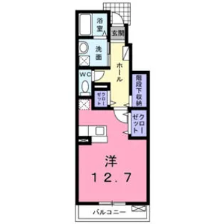 A&Kハイツ【1階】の間取り