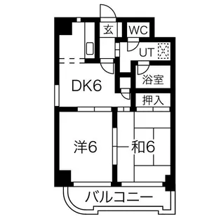 エレガントパレス守山【1階】の間取り