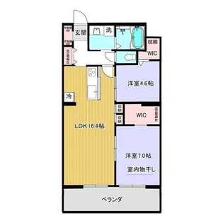 レジデンス グリシナ【3階】の間取り
