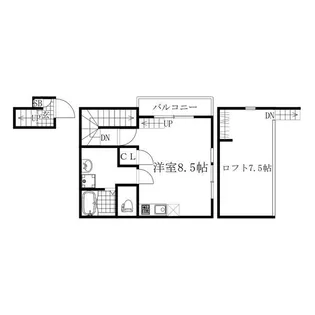 LE COCON守山Ⅱ【2階】の間取り