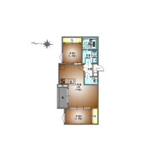REGALEST WOOD TERRACE JOSHIN【2階】の間取り