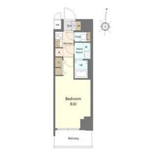 S-RESIDENCE高岳bresa【3階】の間取り