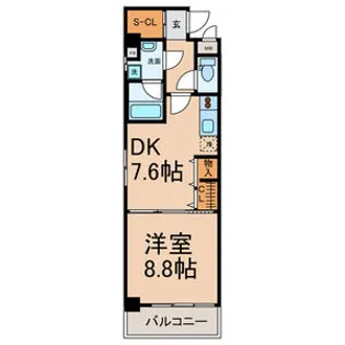 Enchante 泉【0601号室】の間取り