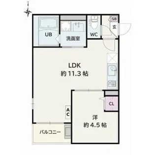 Jack gobanⅠ【3階】の間取り
