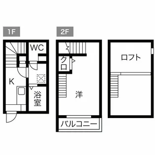 K Flat【106号室】の間取り