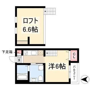Vail(促進プラン利用可)【2階】の間取り