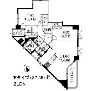 Le Ciel 八事【2階】の間取り