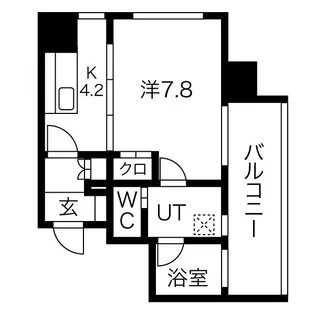 さくらHills NAGOYA WEST【4階】の間取り