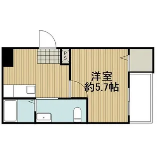 メゾンシエル【1階】の間取り