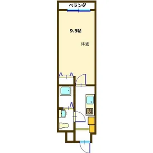 岩塚テラス【6階】の間取り