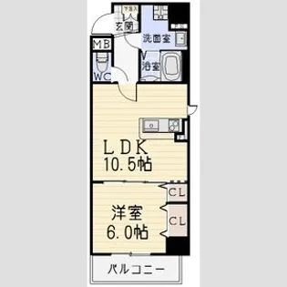 SOLARE(ソラーレ)【2階】の間取り