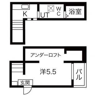 Tross港栄【205号室】の間取り