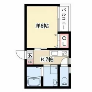 シンフォニア八田【3階】の間取り