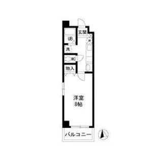 サンスパーク【303号室】の間取り