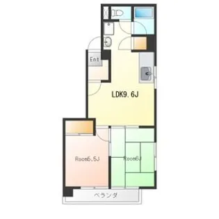 コーラル志賀【4階】の間取り