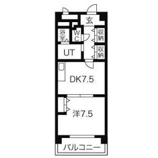 あおいマンション【4階】の間取り