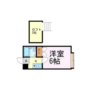 ニッシンハイツ笠寺【1階】の間取り