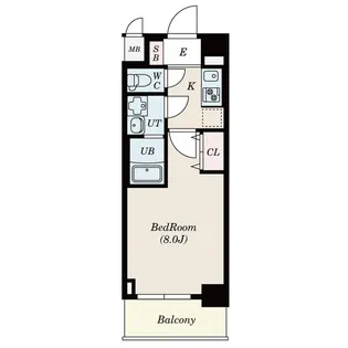 S-RESIDENCE志賀本通North【3階】の間取り
