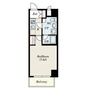 アンビックス・プリア茶屋ヶ坂【8階】の間取り