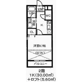 サンハイムM【2階】の間取り