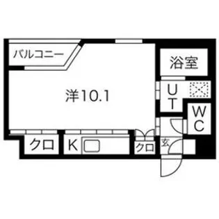 SPACE CUBE HONJIN(スペースキューブホンジン)【1階】の間取り