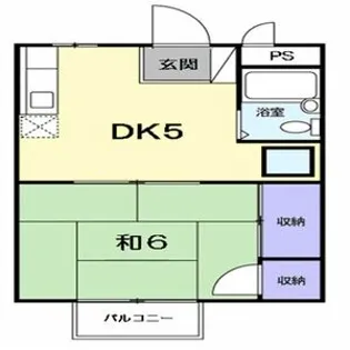 コスモハイツ【2階】の間取り