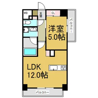 RAFFLE OZONE【10階】の間取り
