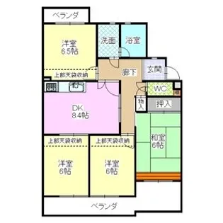ユニーブル原パークⅢ【202号室】の間取り