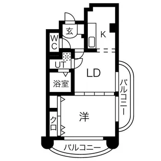さくらHills YAGOTO【2階】の間取り