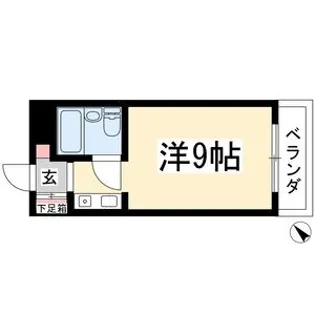 MARIYAハイツ【2階】の間取り