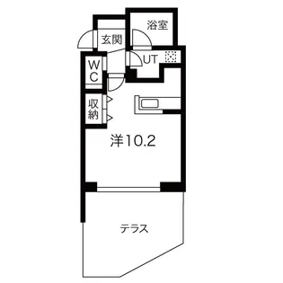 Mina八事石坂【1階】の間取り